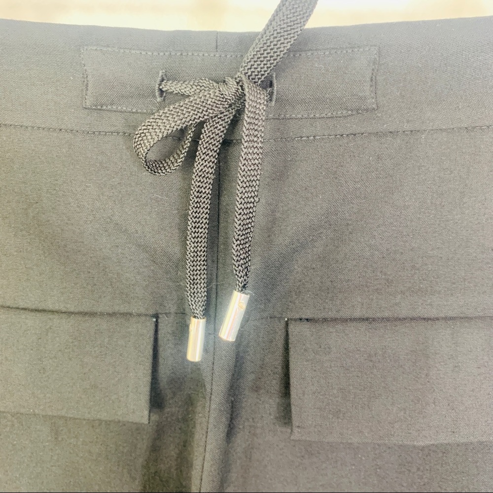DIANE von FURSTENBERG Black Straight Trouser Pants Size 0 - Picture 9 of 13